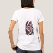 Vuurrode Varen Yin Yang T-shirt (Achterkant)