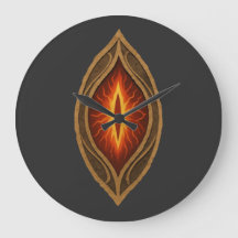 Vuurrode Vuur Oog Donkere Heer Fantasy Embleem
