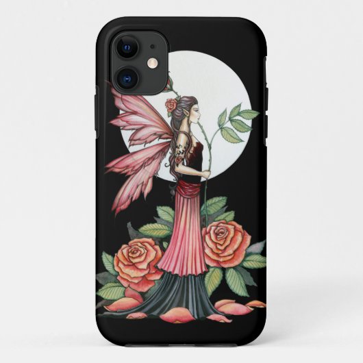 Vuurroos Gotische Sprookjes Fantasy Kunst Case-Mate iPhone Case (Achterkant)