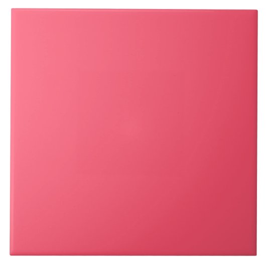 Vuurroos Roze tegel Tegeltje (Voorkant)