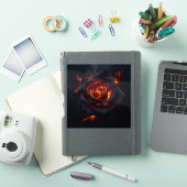 Vuurroos  sticker (iPad Cover)