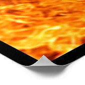 Vuurschedel Poster (Hoek)