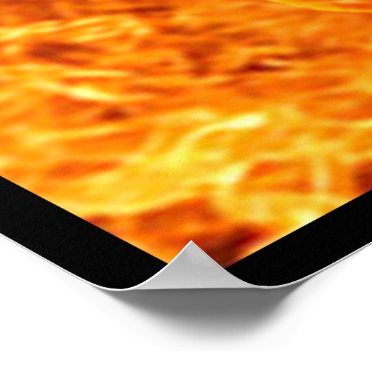 Vuurschedel Poster (Hoek)