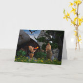 Vuurschilderig Kaart (Gele Bloem)