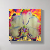 Vuurschilderij, abstract tropisch schilderij canvas afdruk (Voorkant)