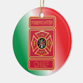 Vuurschildpad - Aangepast Keramisch Ornament (Links)