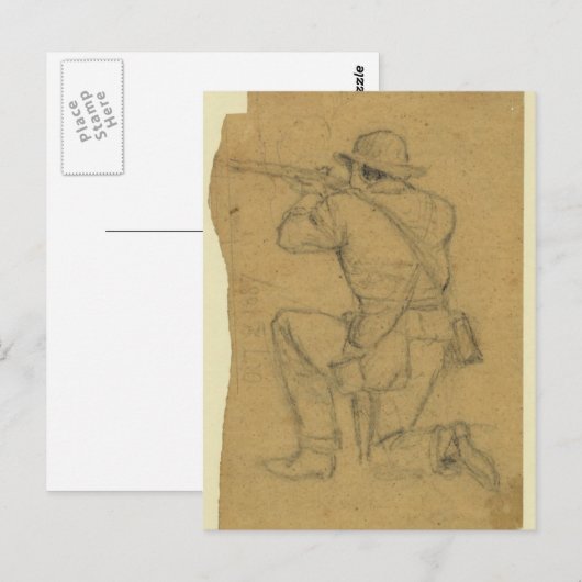 Vuursoldeerder Briefkaart (Voorkant / Achterkant)