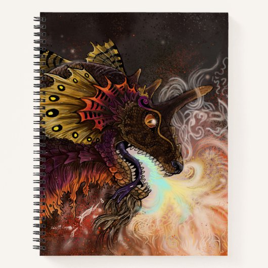 Vuurspitter Dragon Notitieboek (Voorkant)