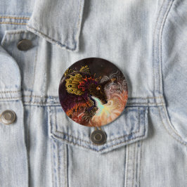 Vuurspitter Dragon Ronde Button 7,6 Cm