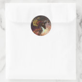 Vuurspitter Dragon Ronde Sticker (Tas)