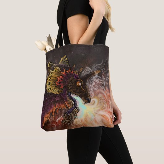 Vuurspitter Dragon Tote Bag (Dichtbij)