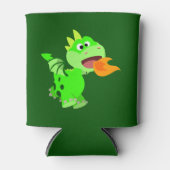 Vuurspitterende Baby draak van de Cartoon van Cute Blikjeskoeler (Voorkant)
