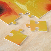 Vuurspuwende Draak en Pegasus Legpuzzel (Zijkant)