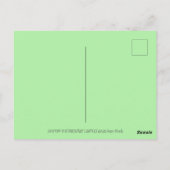 VUURSPUWENDE DRAGON VERJAARDAG KANDelaars Briefkaart (Achterkant)