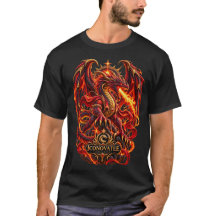 Vuurspuwende Draken T-shirt – Epische Mythische Fa