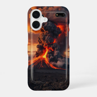Vuurspuwende Vulkaan Horizon iPhone 16 Hoesje