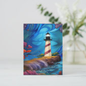 vuursteentje briefkaart (Staand voorkant)