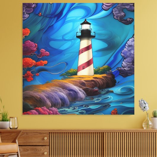 vuursteentje canvas afdruk (Insitu (Woonkamer))