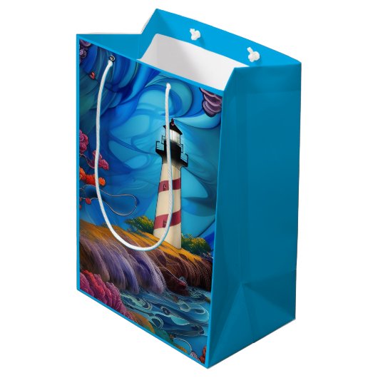 vuursteentje medium cadeauzakje (Achterkant Gekanteld)