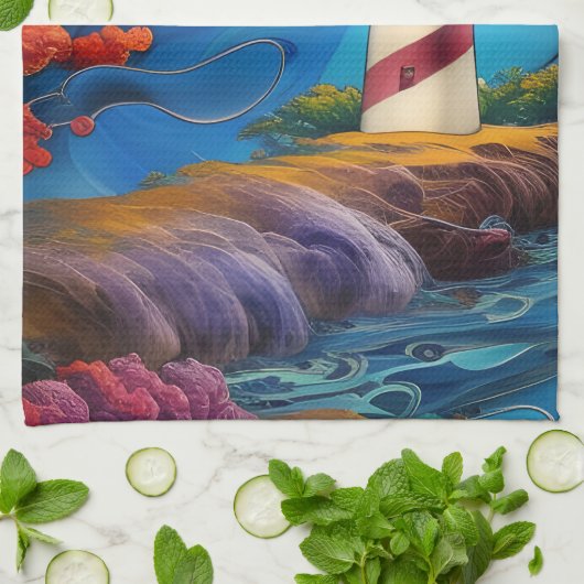 vuursteentje theedoek (Gevouwen)