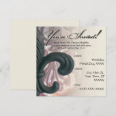 vuursteentje / zand " iron fleur de lis " vierkant kaart (Voorkant / Achterkant)