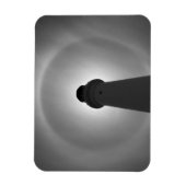 vuursteentje - zwart-wit magneet (Verticaal)