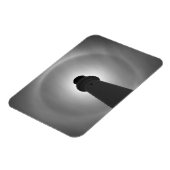 vuursteentje - zwart-wit magneet (Linkerzijde)