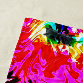 Vuurstorm Tie Dye, strandlaken (In situ)