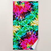 Vuurstorm Tie Dye, strandlaken (Voorkant)