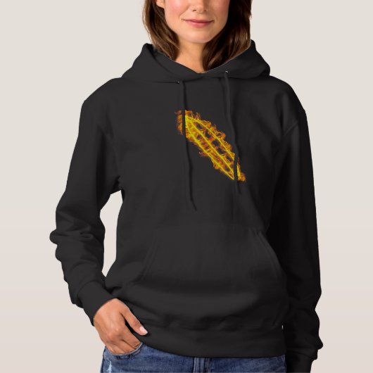 Vuursurfplankontvlammen Surfboarder Hoodie (Voorkant)