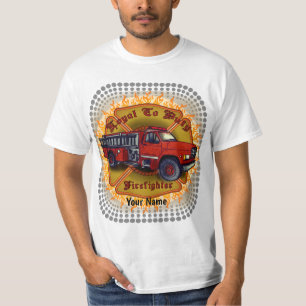 Vuurt T-shirt van Loyal Firefighter
