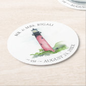 Vuurthouderbestemming Weddenschap Ronde Kartonnen Onderzetter (Gebogen)