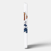 Vuurtijgersprong in krijt Case-Mate iPhone case (Achterkant / Links)