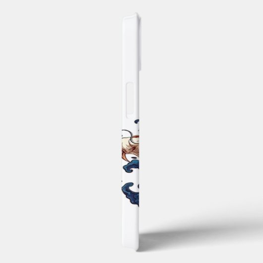 Vuurtijgersprong in krijt Case-Mate iPhone case (Achterkant / Rechts)