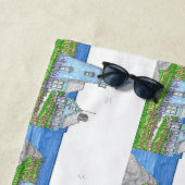 Vuurtoren10; Strandlaken (In situ)