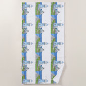 Vuurtoren10; Strandlaken (Voorkant)