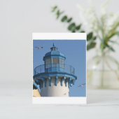 vuurtoren 070410 omlijst briefkaart (Staand voorkant)