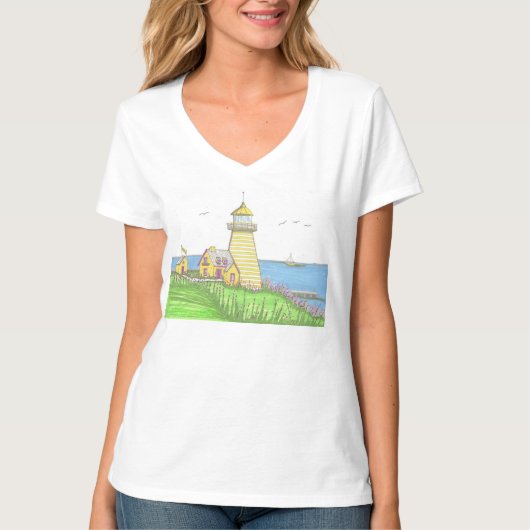 Vuurtoren 1 Tshirt (Voorkant)