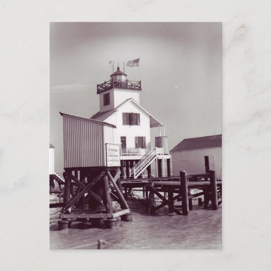 vuurtoren 2 van punt Au Fer Reef Briefkaart (Voorkant)