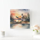 Vuurtoren - 2 vierkante klok (Huis)