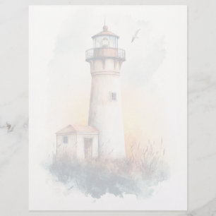 Vuurtoren 3 - 8,5 inch x 11 inch Papier