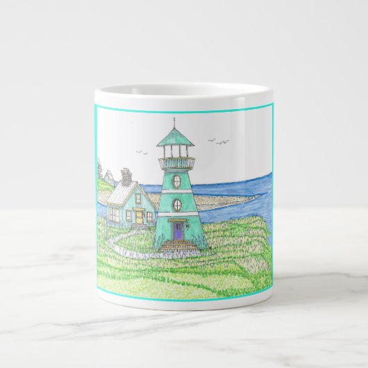 vuurtoren 3; Jumbo-Mok Grote Koffiekop (Voorkant)