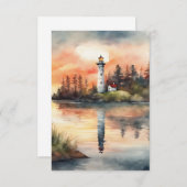 Vuurtoren - 3 - Kaart (Voorkant / Achterkant)