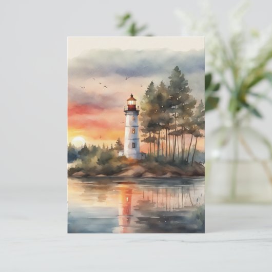 Vuurtoren - 4 Kaart (Staand voorkant)