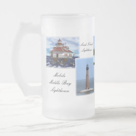 vuurtoren aan de Golfkust Matglas Bierpul