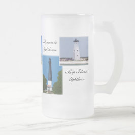 vuurtoren aan de Golfkust Matglas Bierpul