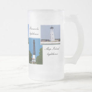 vuurtoren aan de Golfkust Matglas Bierpul