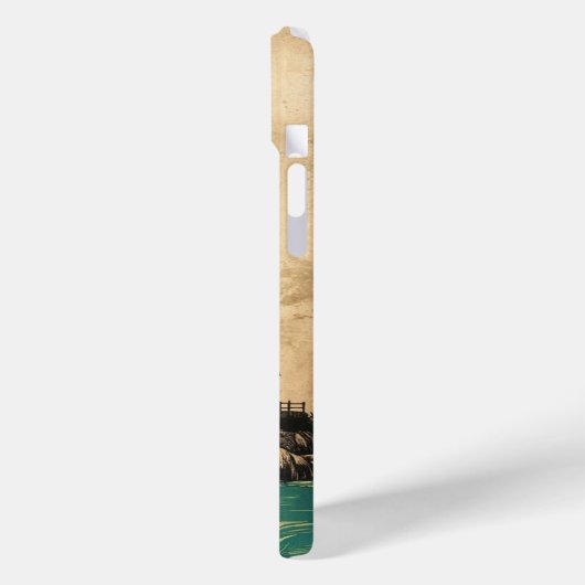 Vuurtoren aan de kust Case-Mate iPhone case (Achterkant / Links)