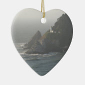 vuurtoren aan de kust van Oregon Keramisch Ornament (Rechts)