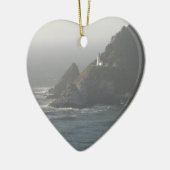 vuurtoren aan de kust van Oregon Keramisch Ornament (Links)